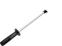 Sharpal 250mm/10" Ceramic Sharpening Rod W/Removeable Protective Rubber Cap