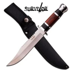 Survivor Survival Bowie With Pakkawood Handle