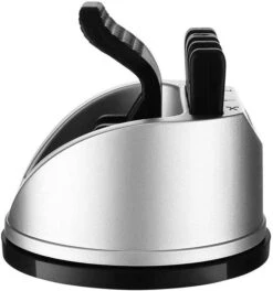 Sharpal 3-Stage Knife & Scissors Sharpener W/Suction Cup