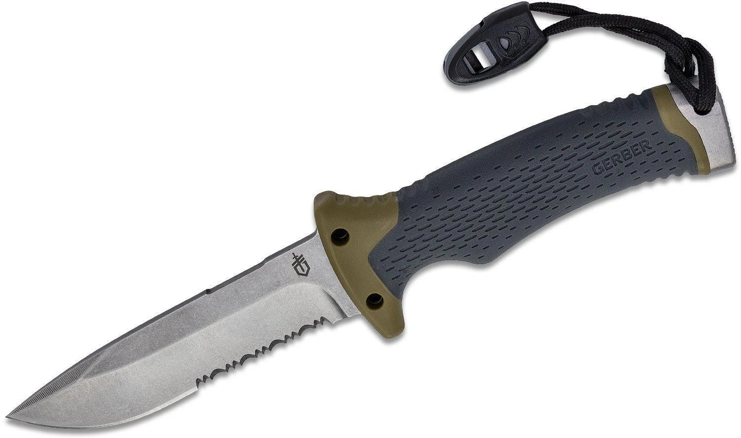 Gerber Ultimate Fixed Blade Knife With Firestarter Green - Image 2