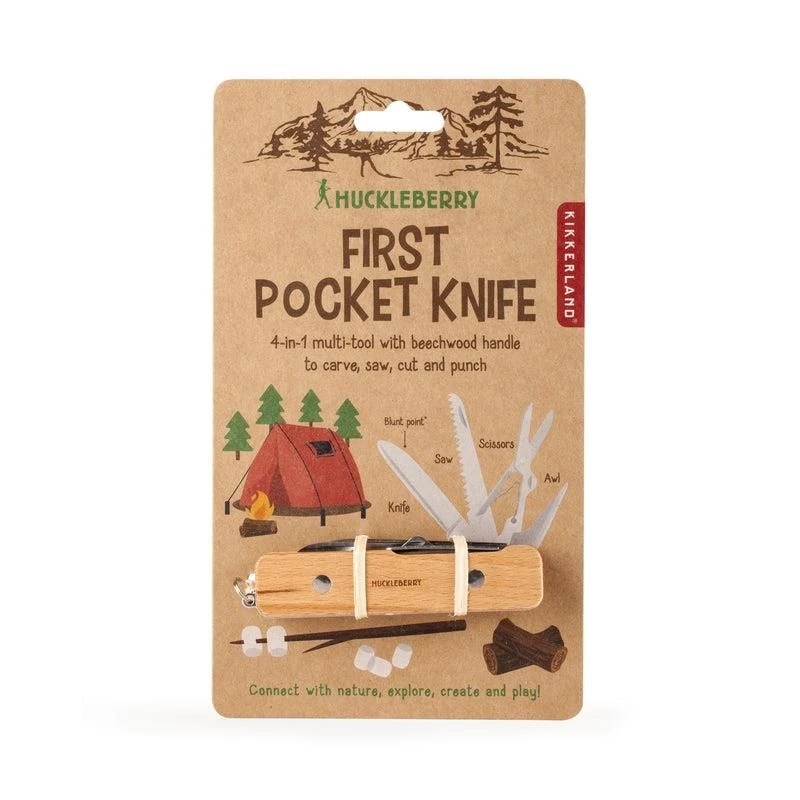 KIKKERLAND Huckleberry First Pocket Knife - Image 4