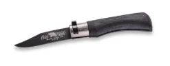 Old Bear Black PTFE & NIckel Stainless Pocket Knife XS