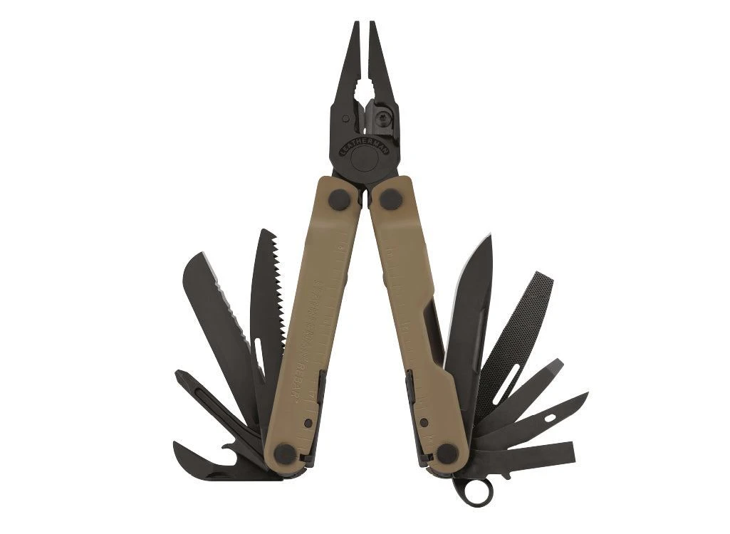 Leatherman Rebar Multi-Tool - Coyote & Black W/ Nylon Sheath